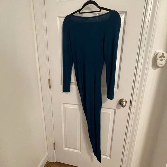 TOBI Jocelyn Midi Dress in Teal - Picture 4 of 4